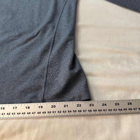 Avia Women's Athletic Performance 1/4 Zip Long Sleeve Pullover Grayish-Blue XL - Picture 11 of 12